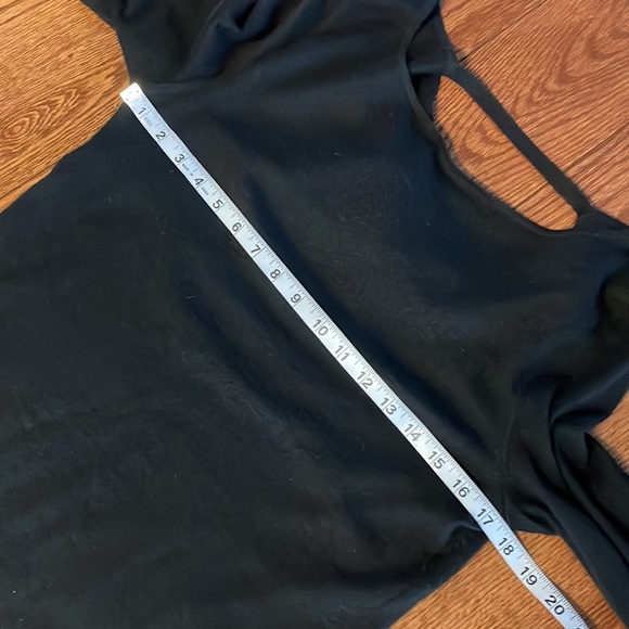 Garfield & Marks women’s 100% cashmere sweater cowl drape open back black L - Picture 6 of 7